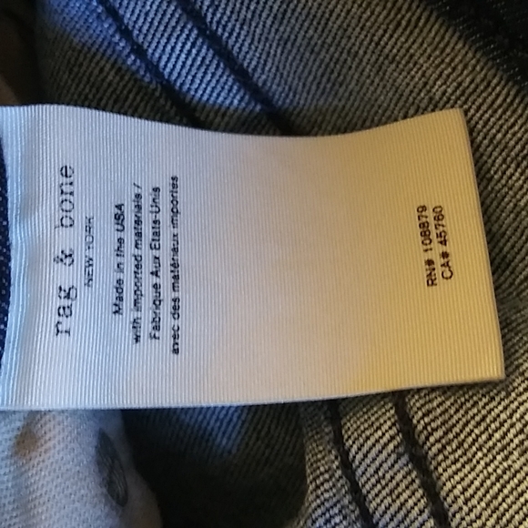 Rag & Bone Stretchy ankle skinny with frayed hem - Picture 7 of 7